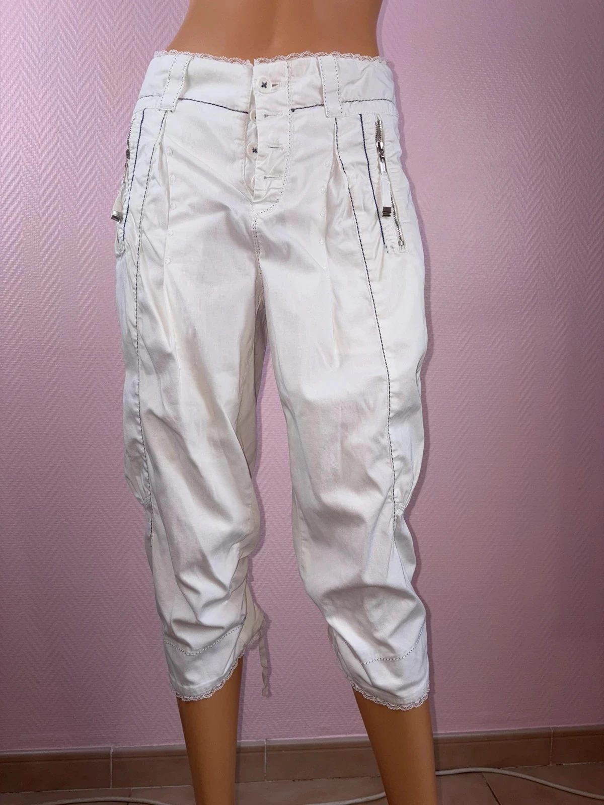Pantalón de mujer de segunda mano High talla 38 – photo 3